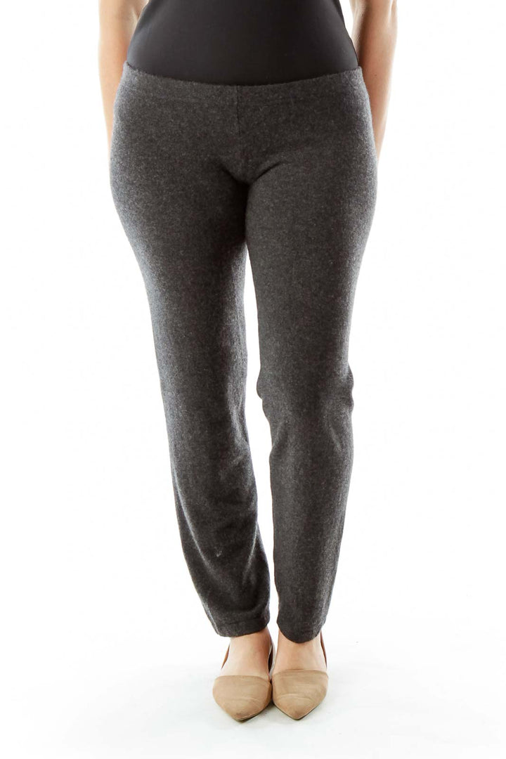 Gray Cashmere Leggings