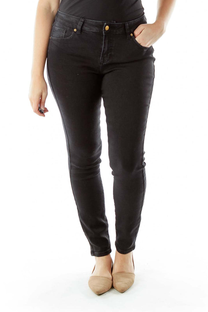 Black Denim Skinny Jeans