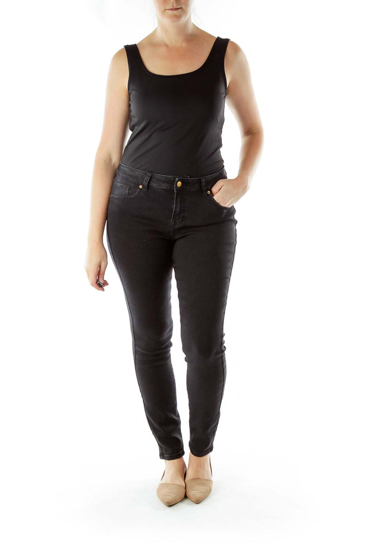 Black Denim Skinny Jeans