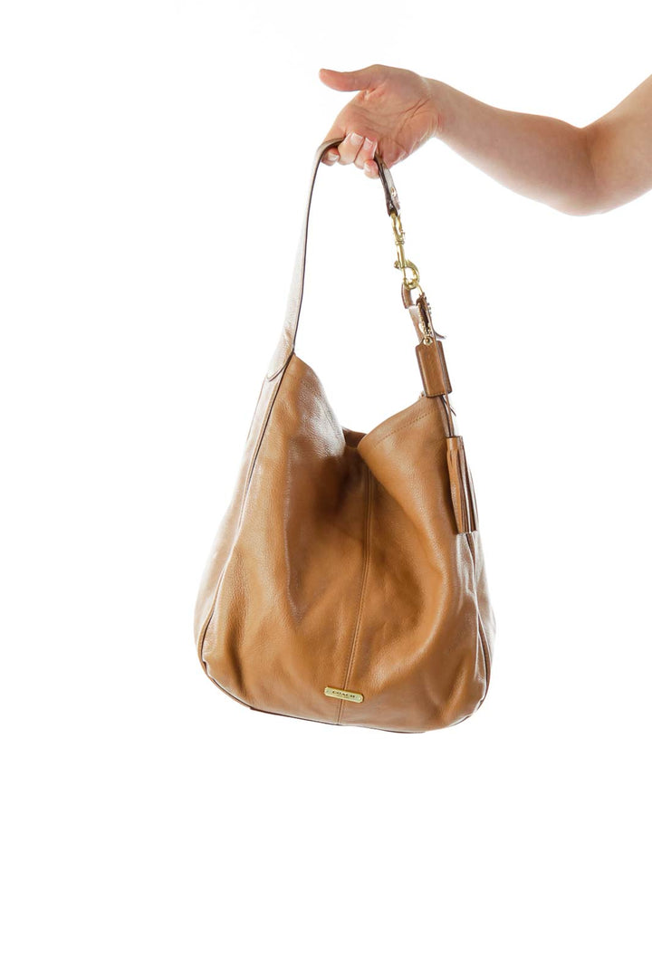 Brown Leather Shoulder Bag