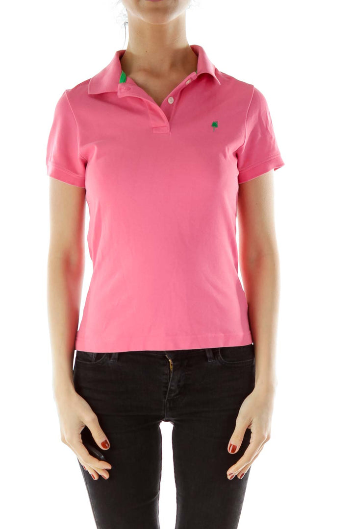 Pink Collared Shirt