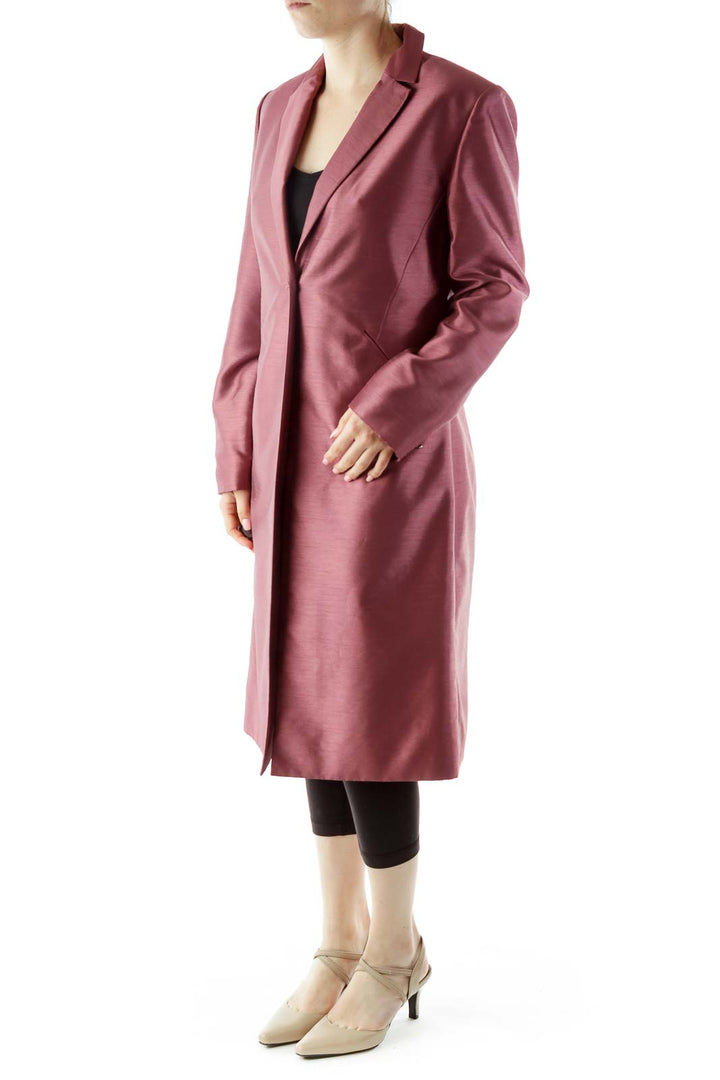 Mauve Long Blazer