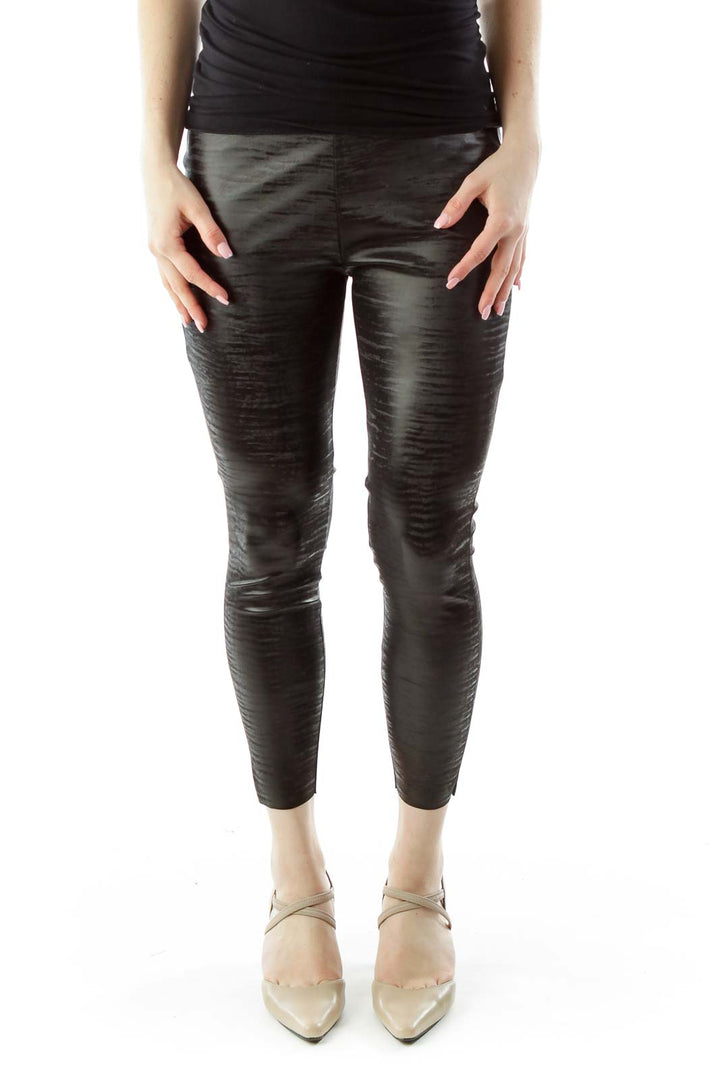 Black Metallic Legging