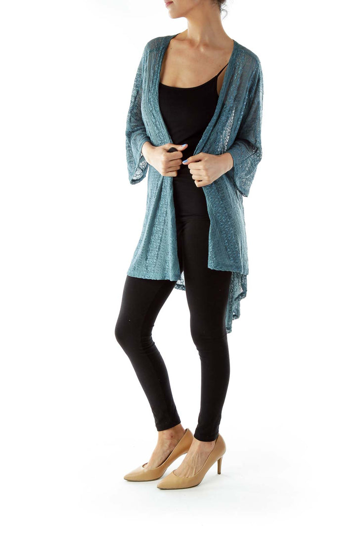 Blue Lace Cardigan