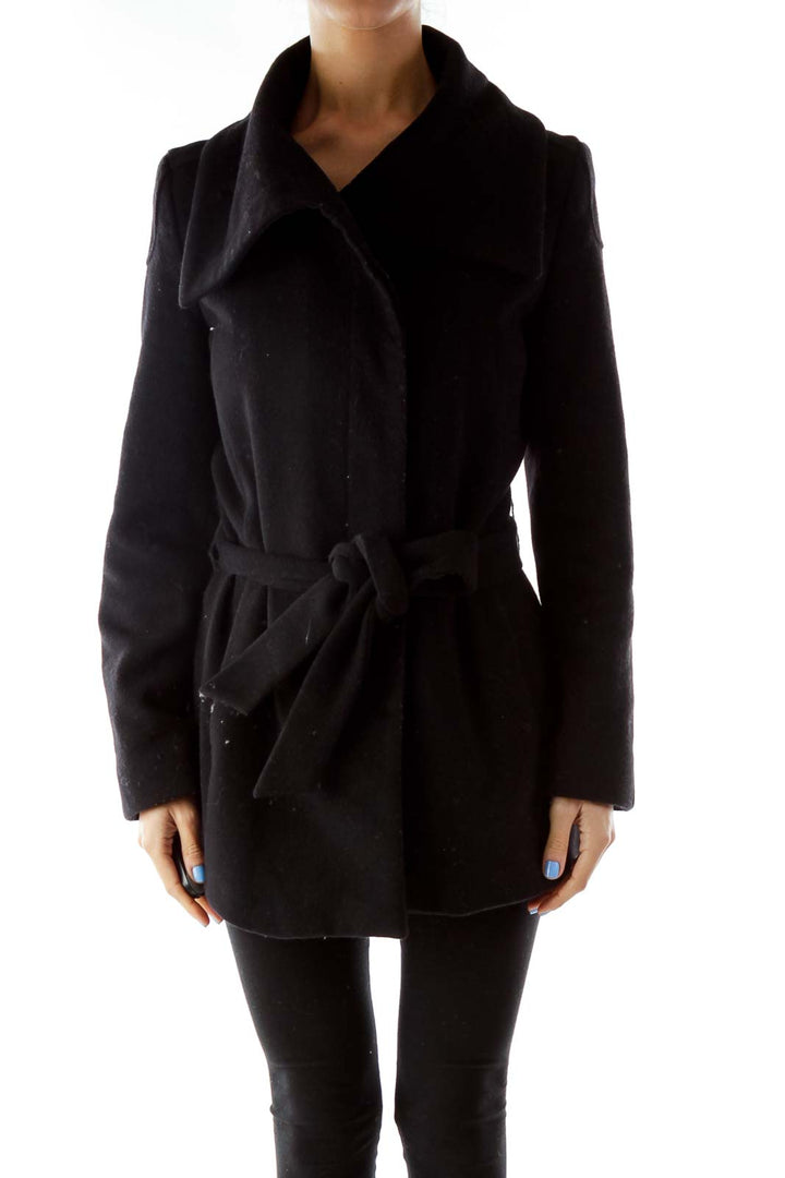 Black Single Breasted Coat