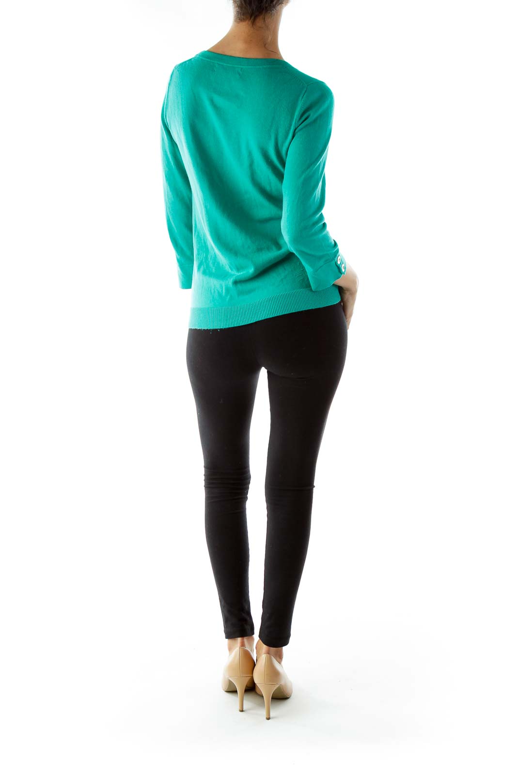 Blue Green Knit Sweater