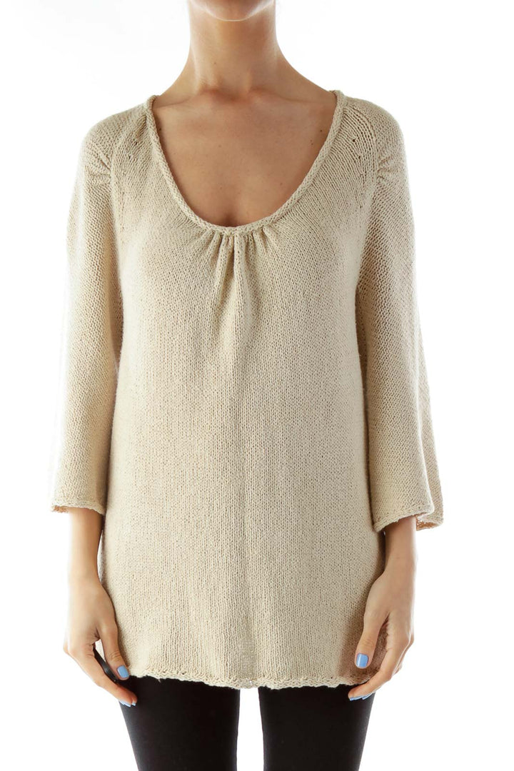 Beige Knit Sweater