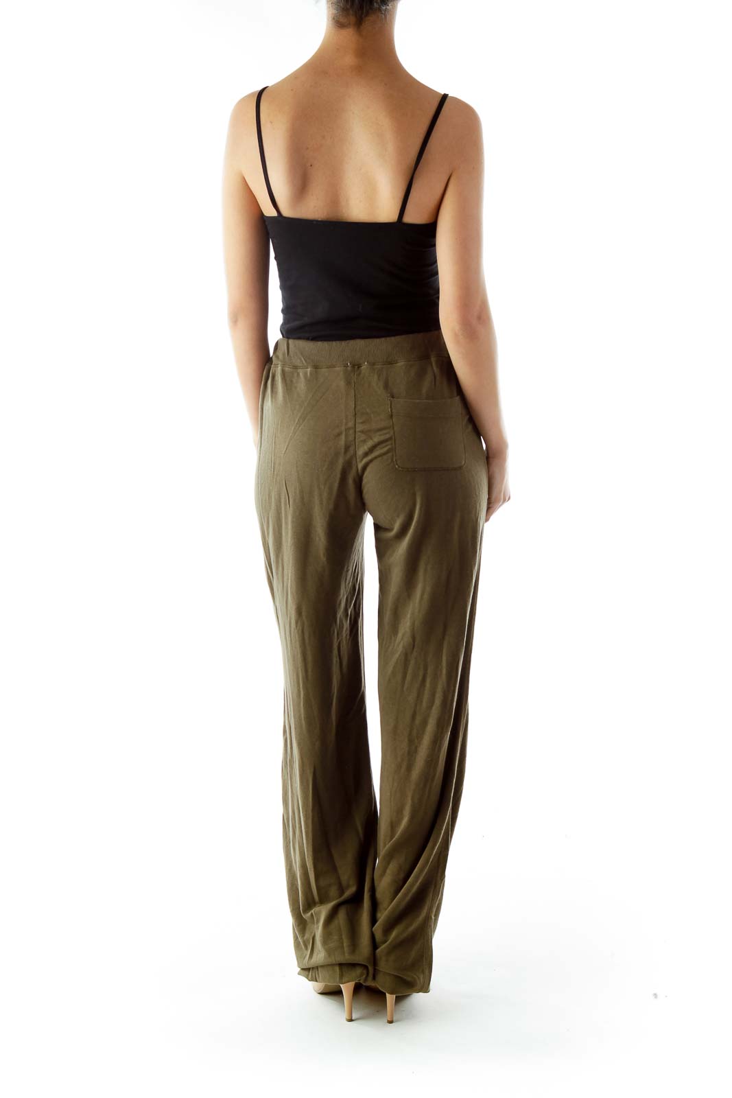 Army Green Tapered Pants