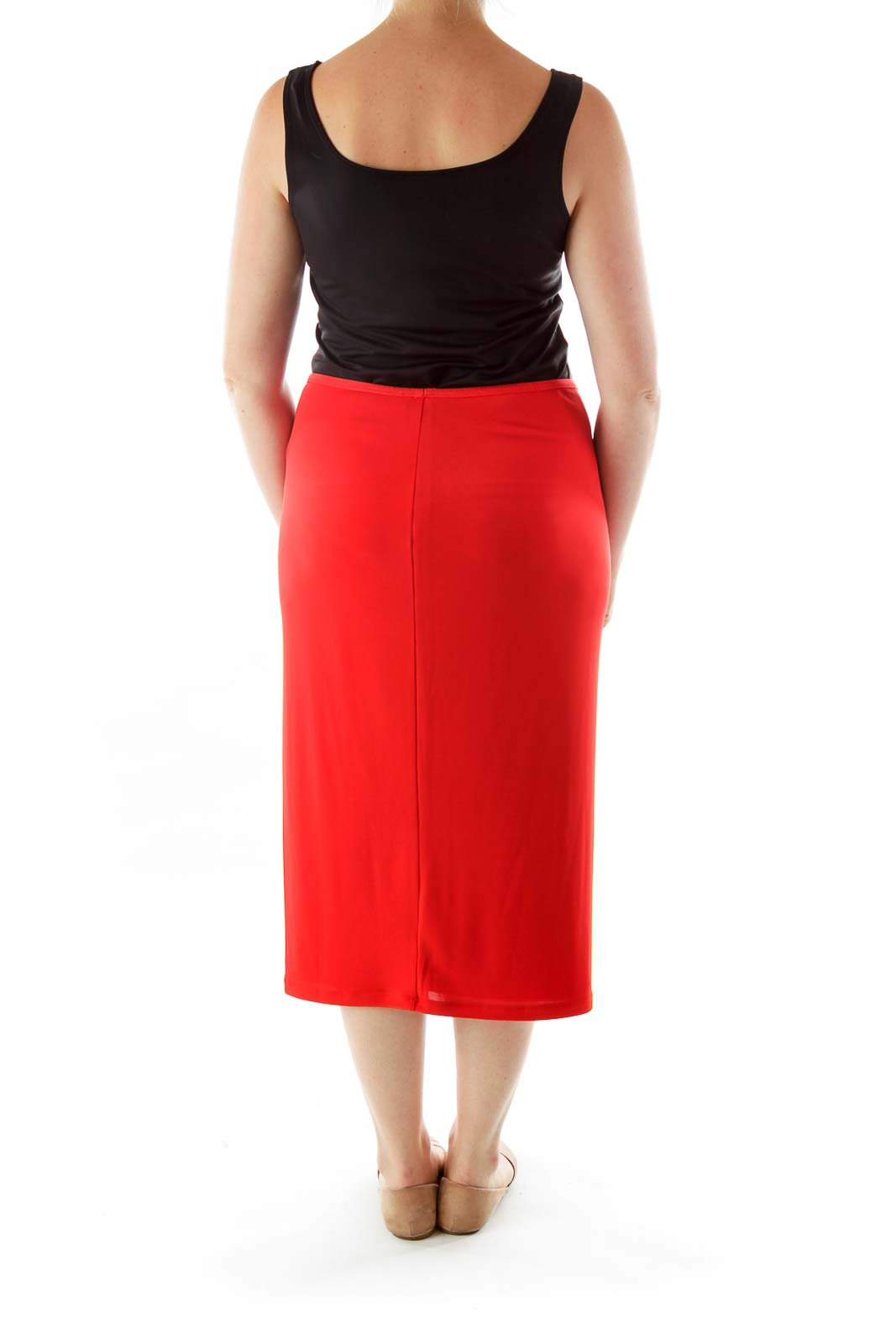 Red Maxi Skirt