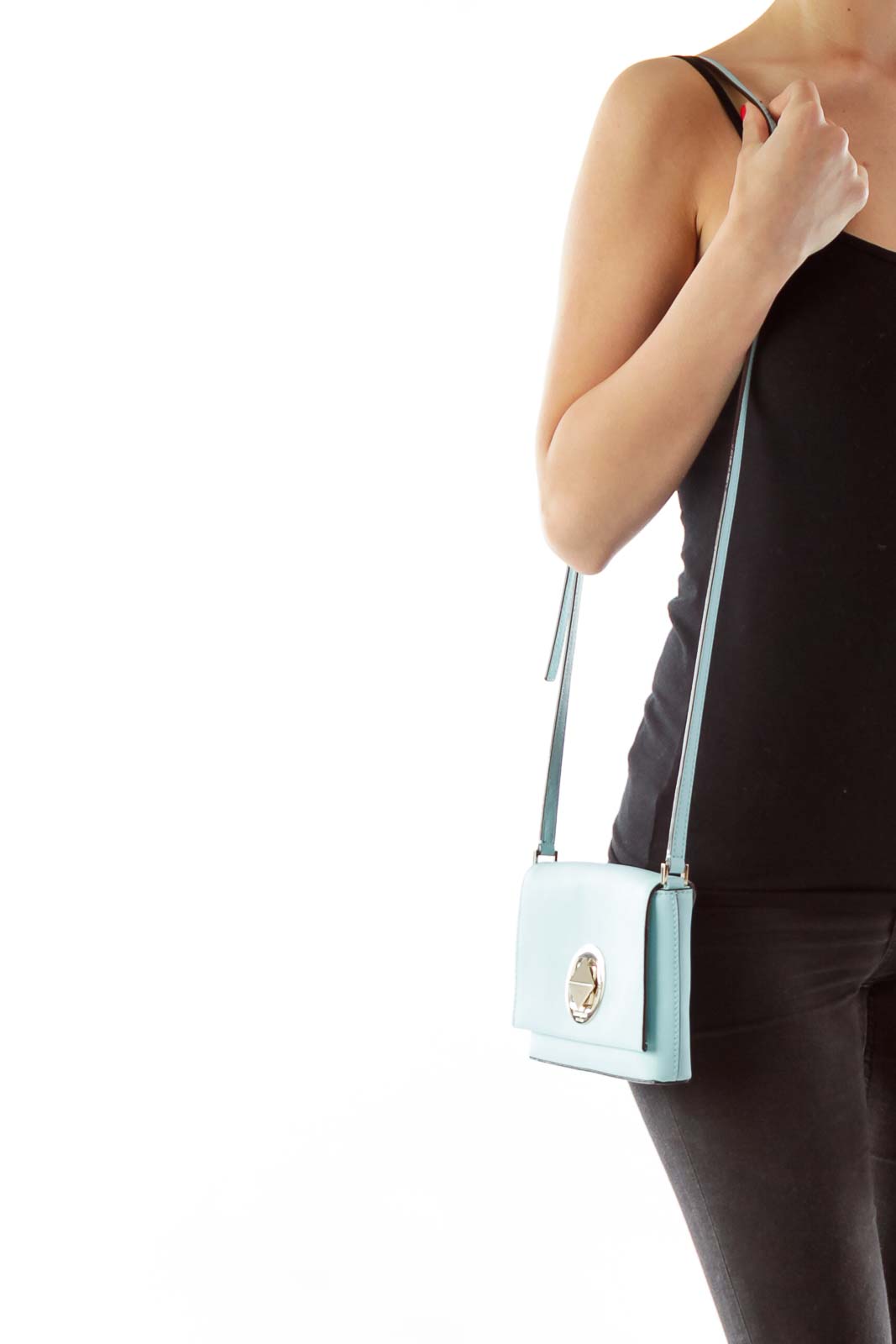 Baby Blue Crossbody Bag