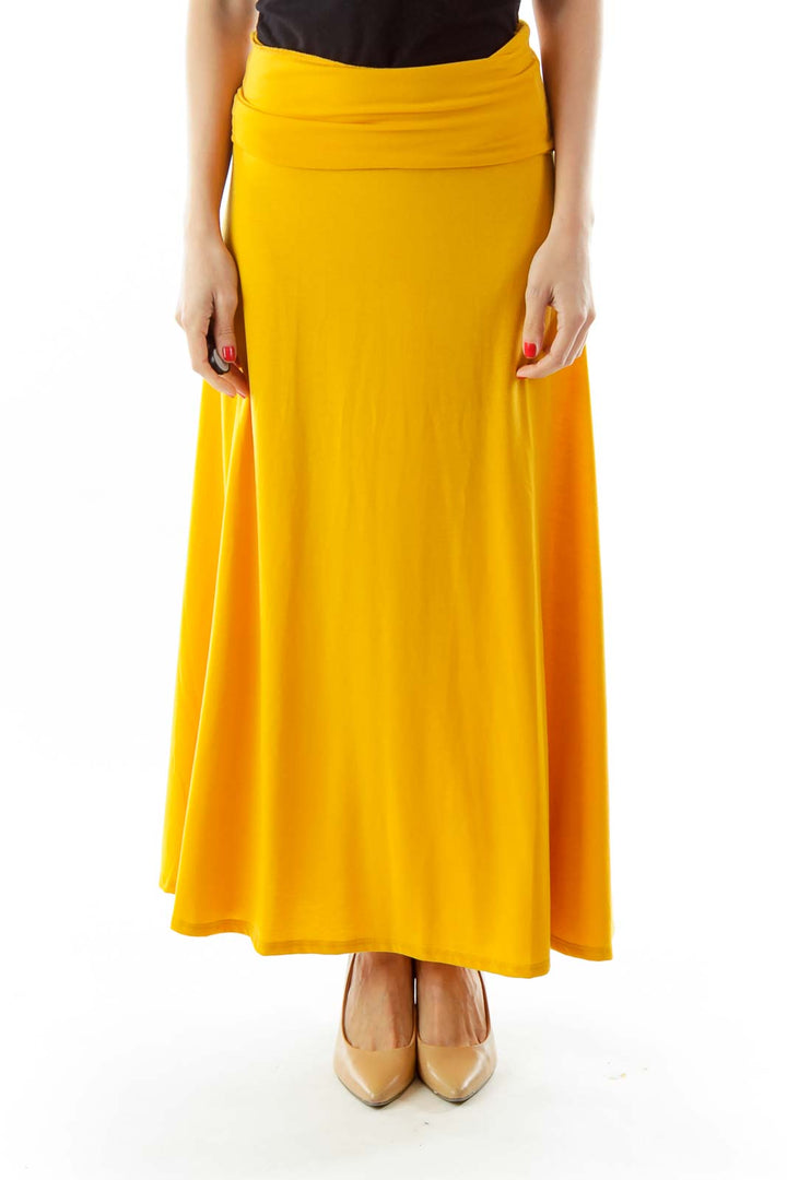 Yellow Maxi Skirt