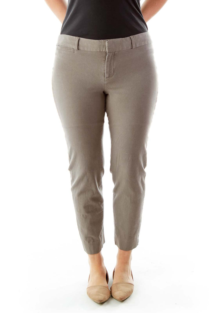 Gray Skinny Pants