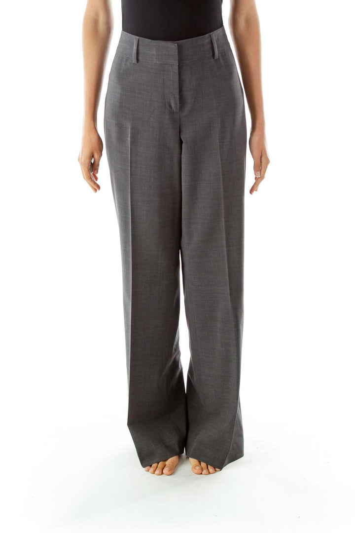 Gray Wide Leg Pants