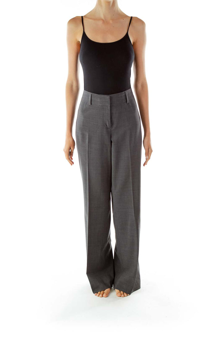 Gray Wide Leg Pants