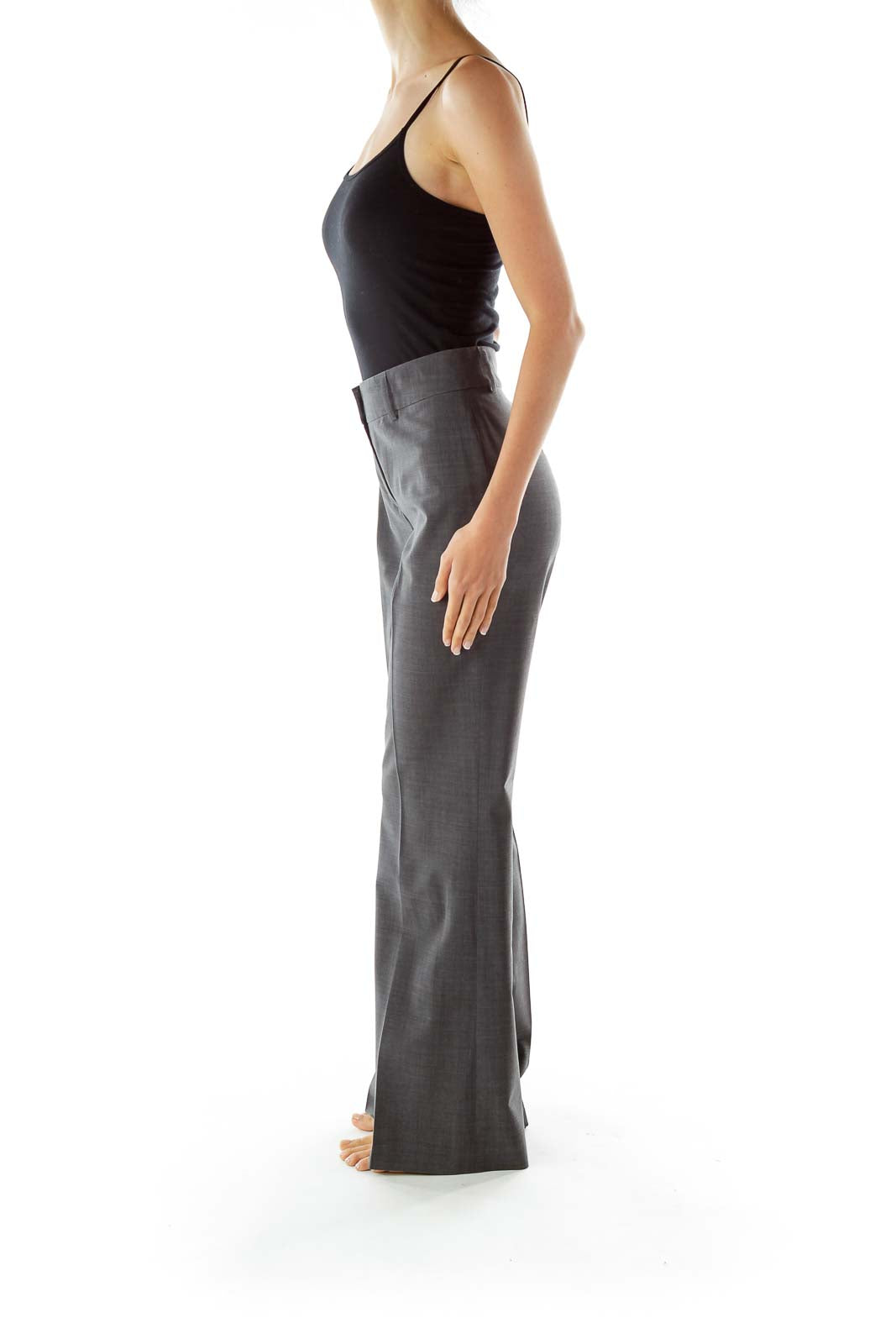 Gray Wide Leg Pants