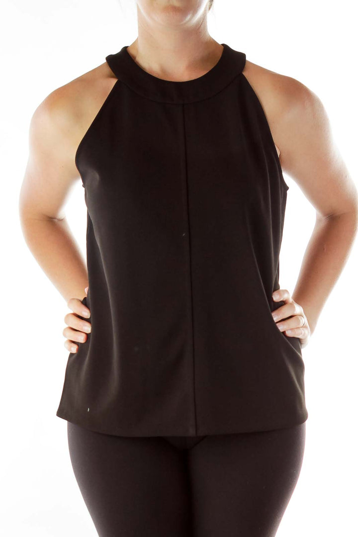 Black Sleeveless Top