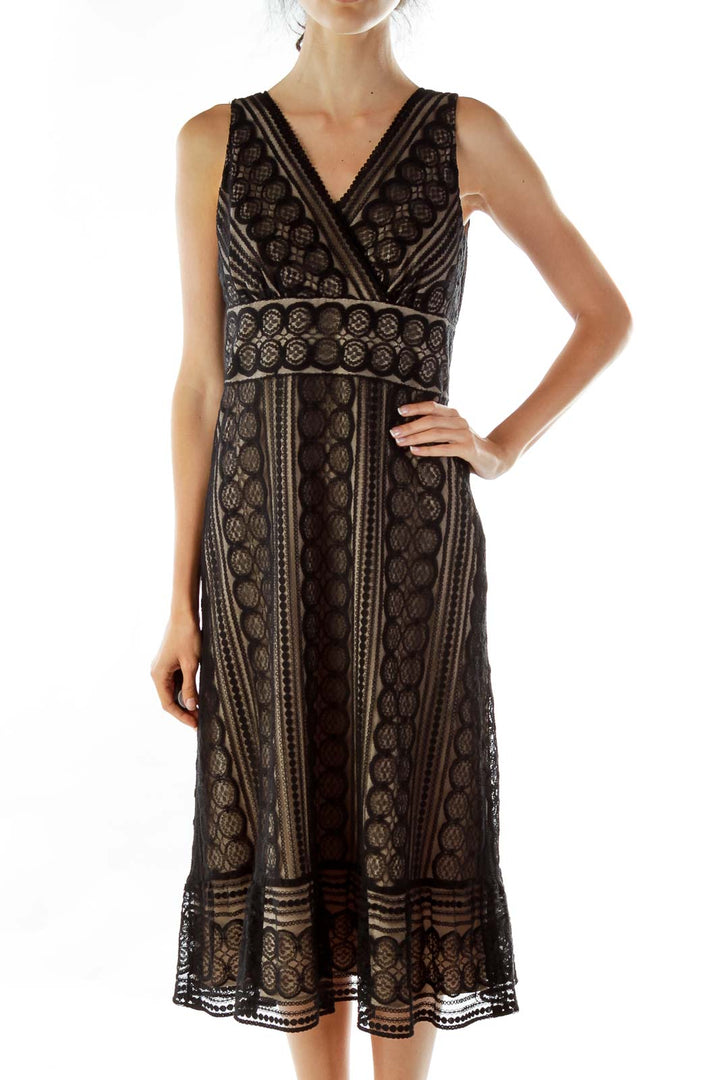 Black Lace Cocktail Dress