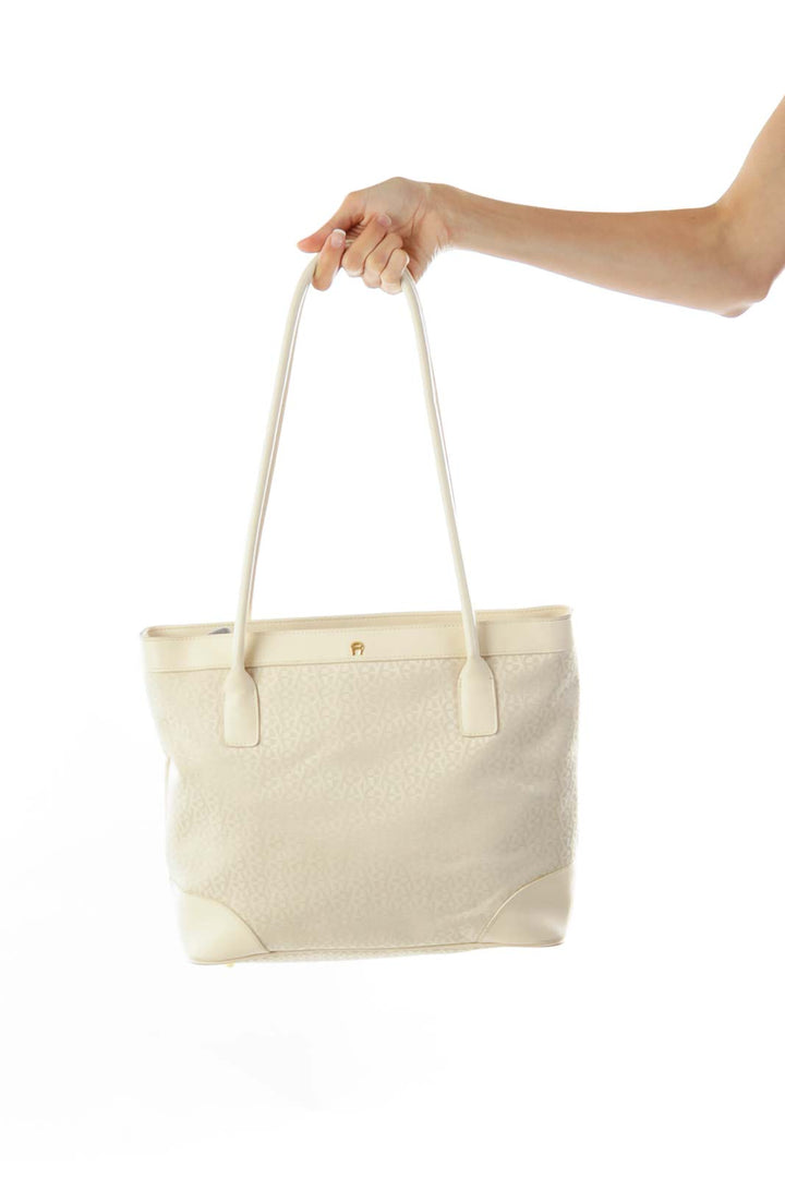 Cream Bag w/ Small case