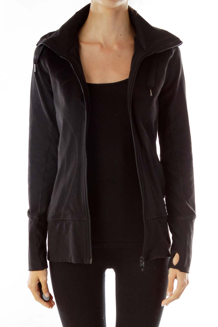 Black Hooded Jacket