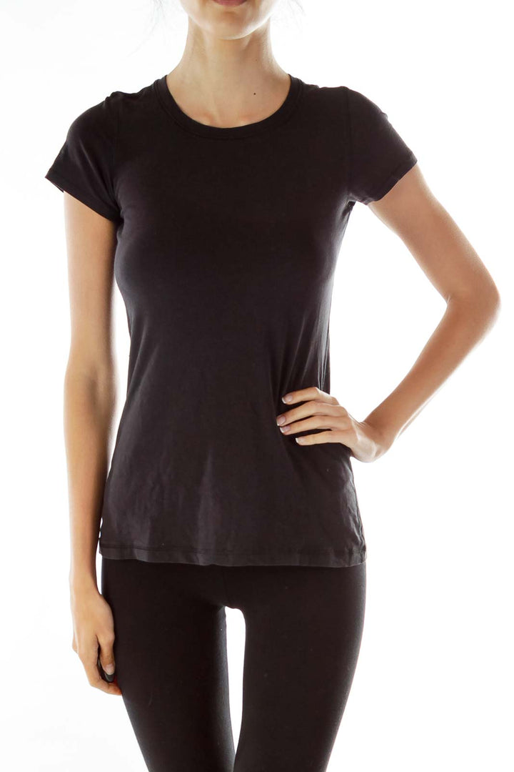 Black Fitted T-Shirt