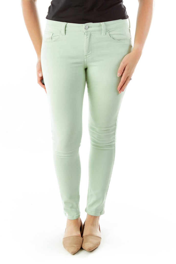 Green Skinny Jeans