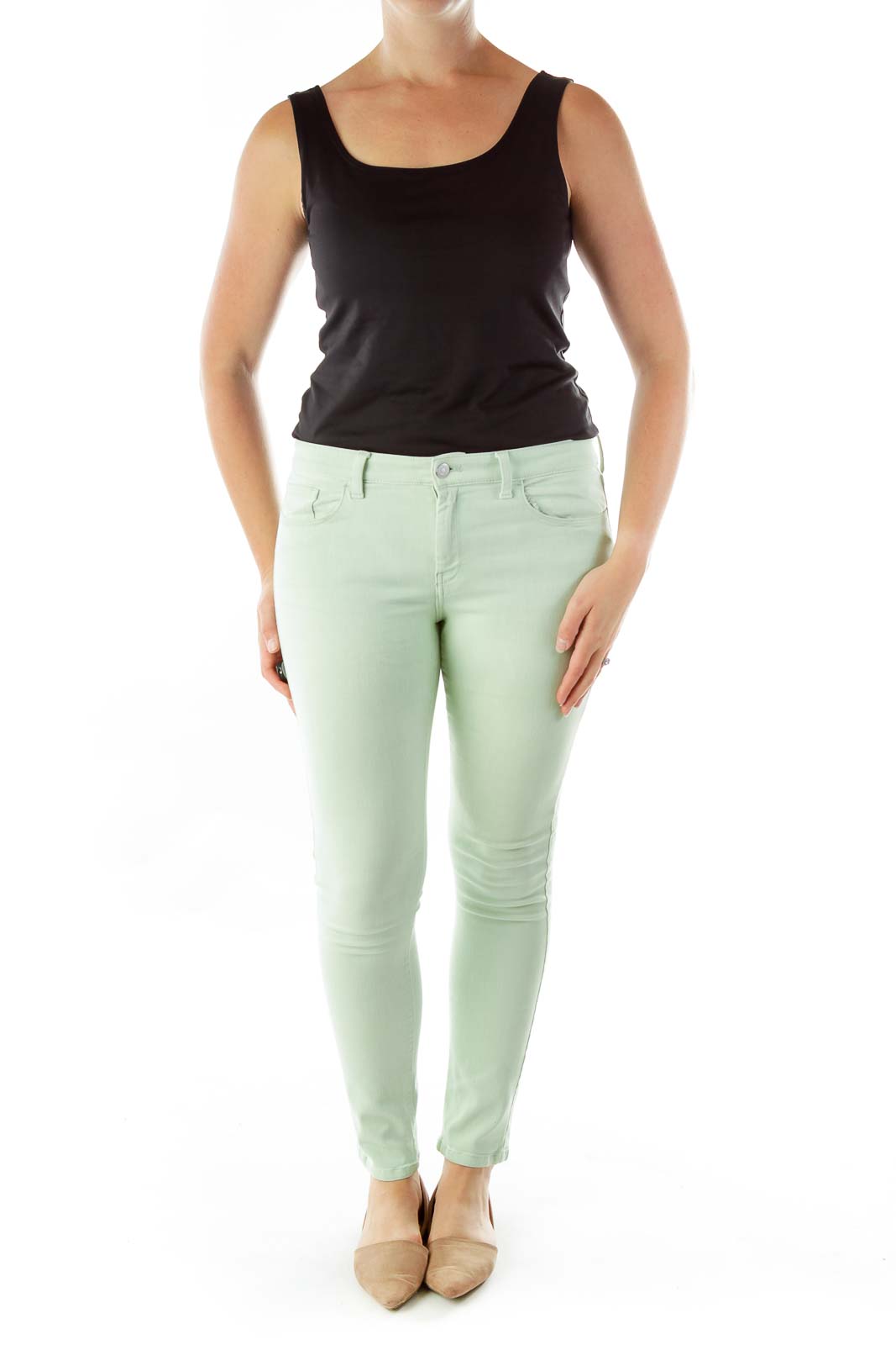 Green Skinny Jeans