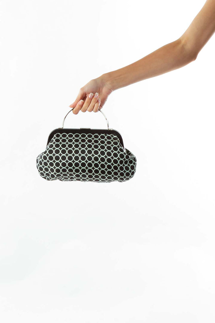 Black Blue Clutch