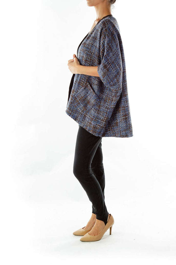 Blue Black Tweed Jacket