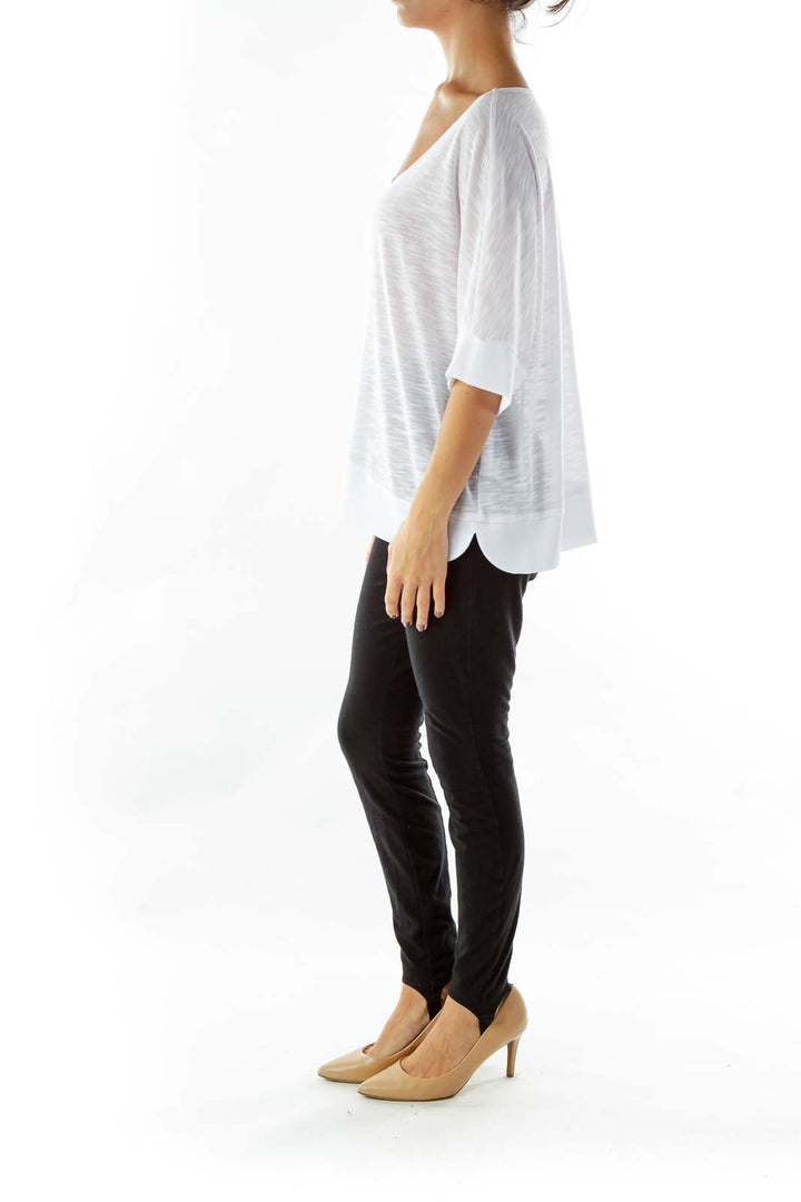 White Mottled Tunic