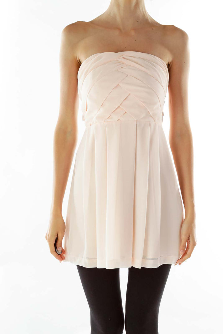 Pink Layered Bustier Dress