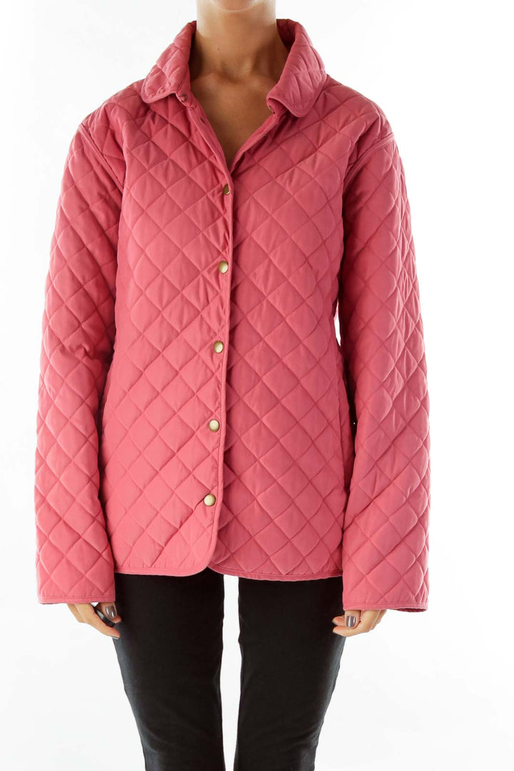 Pink Quilted Coat