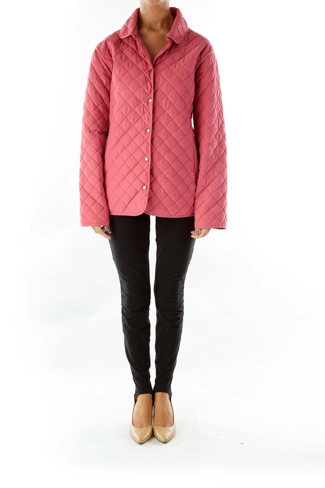 Pink Quilted Coat