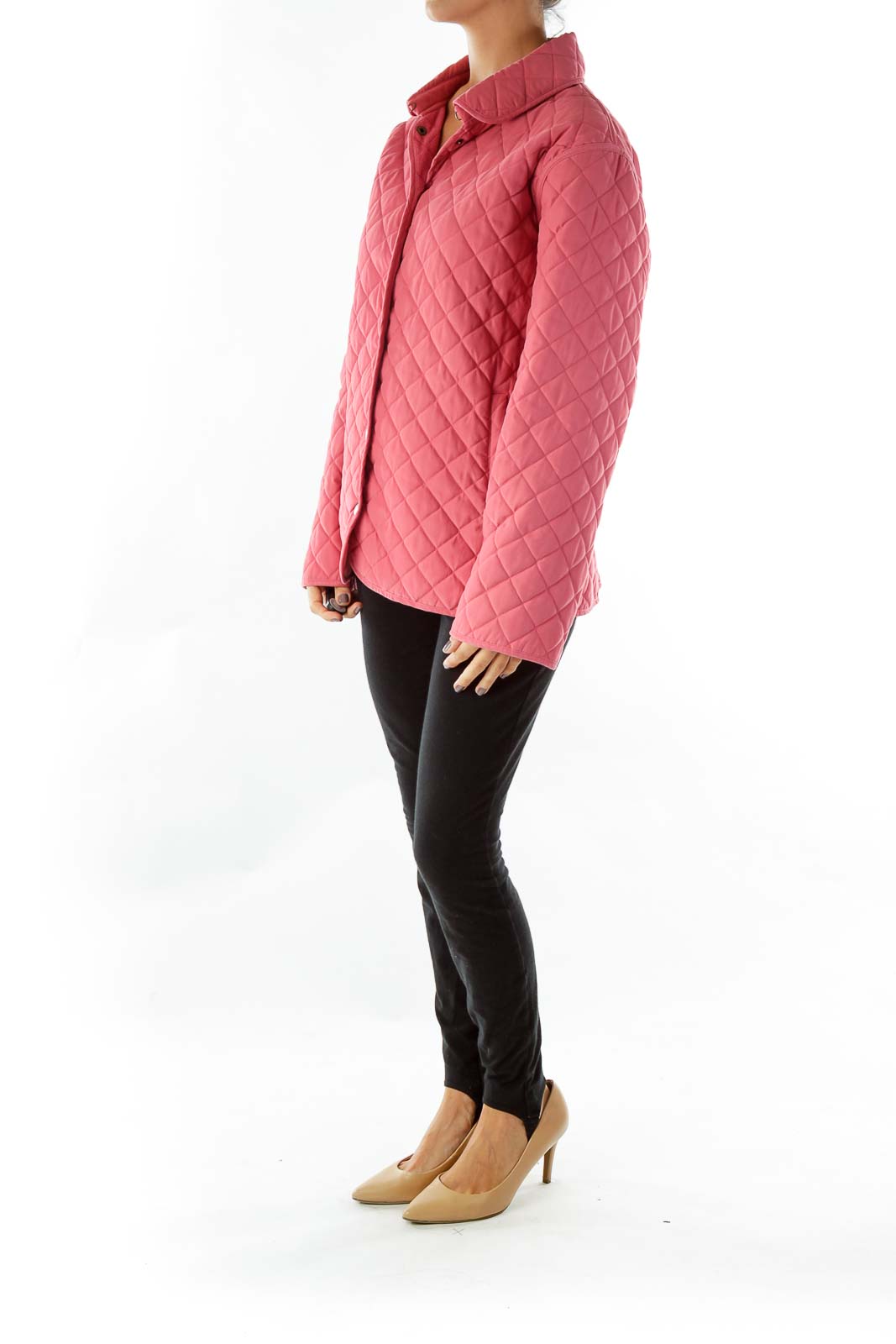 Pink Quilted Coat