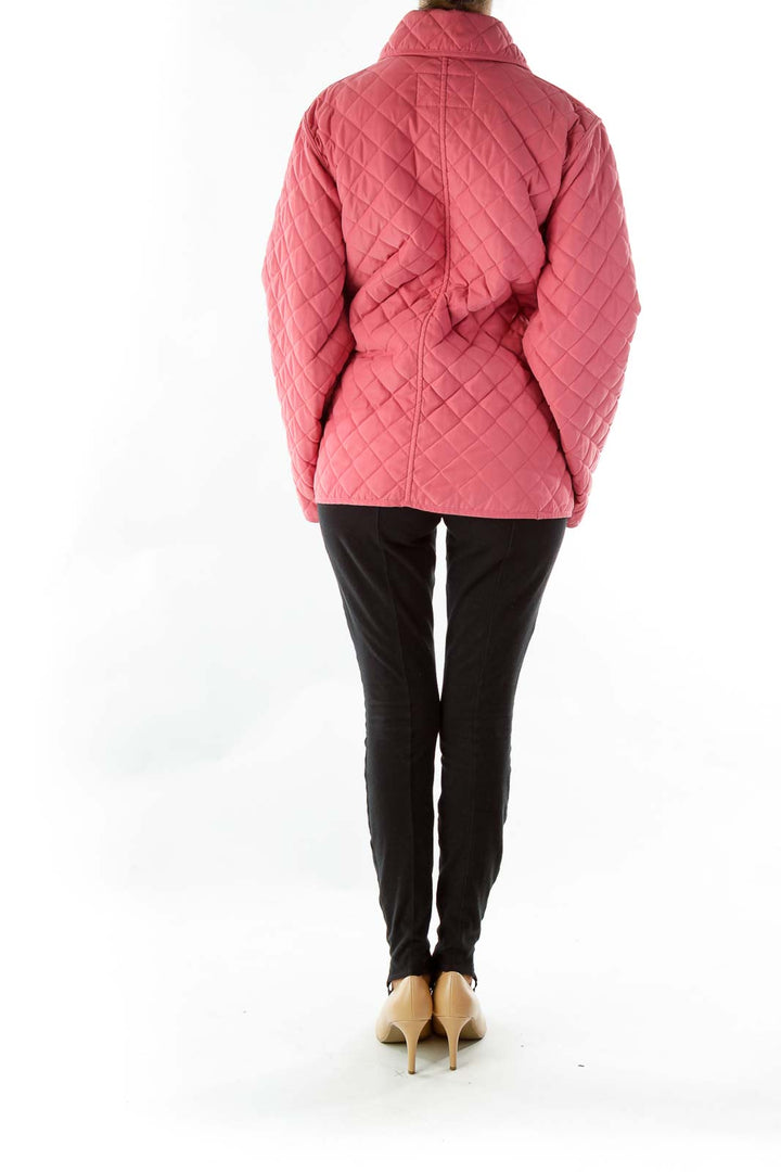 Pink Quilted Coat