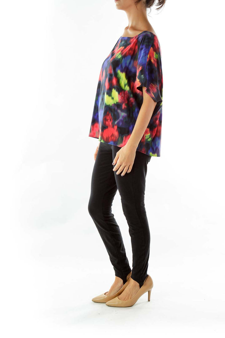 Multicolor Silk Blouse