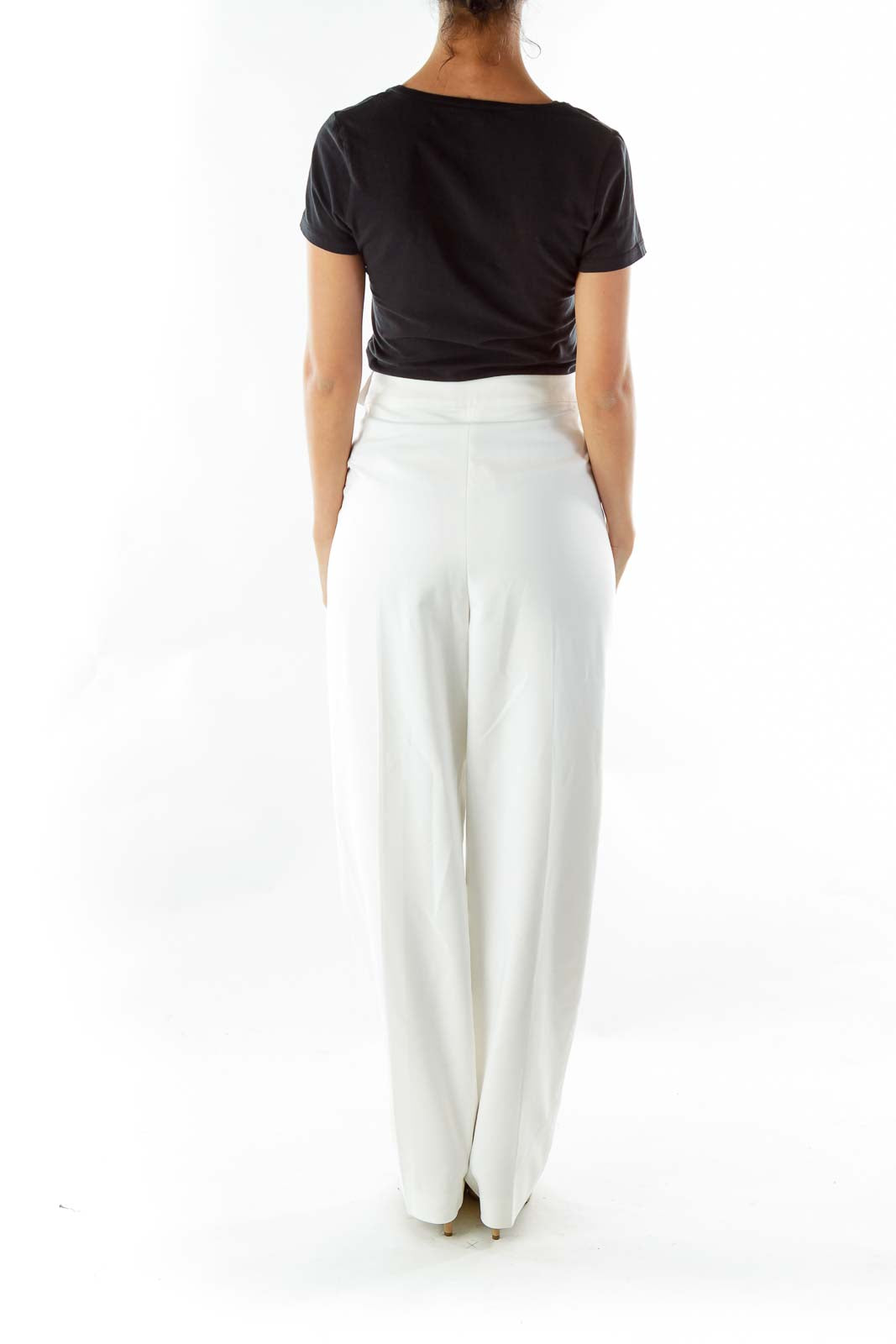 White Slim Fit Slacks