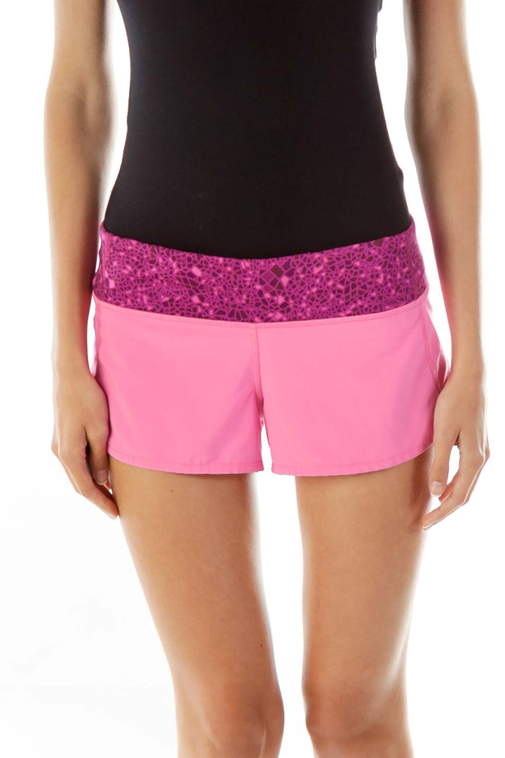 Pink Sports Shorts