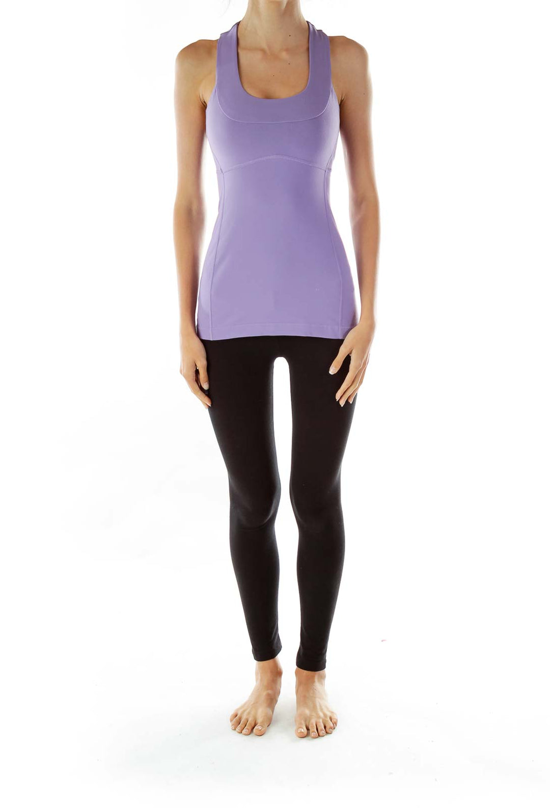 Light Purple Racerback Yoga Top