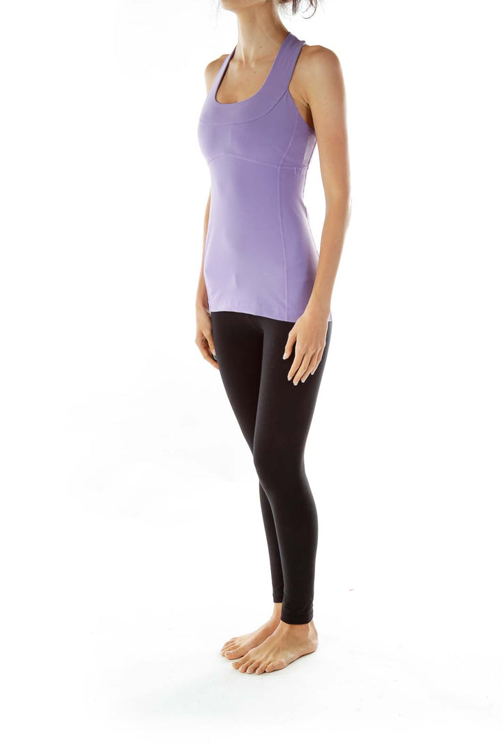 Light Purple Racerback Yoga Top