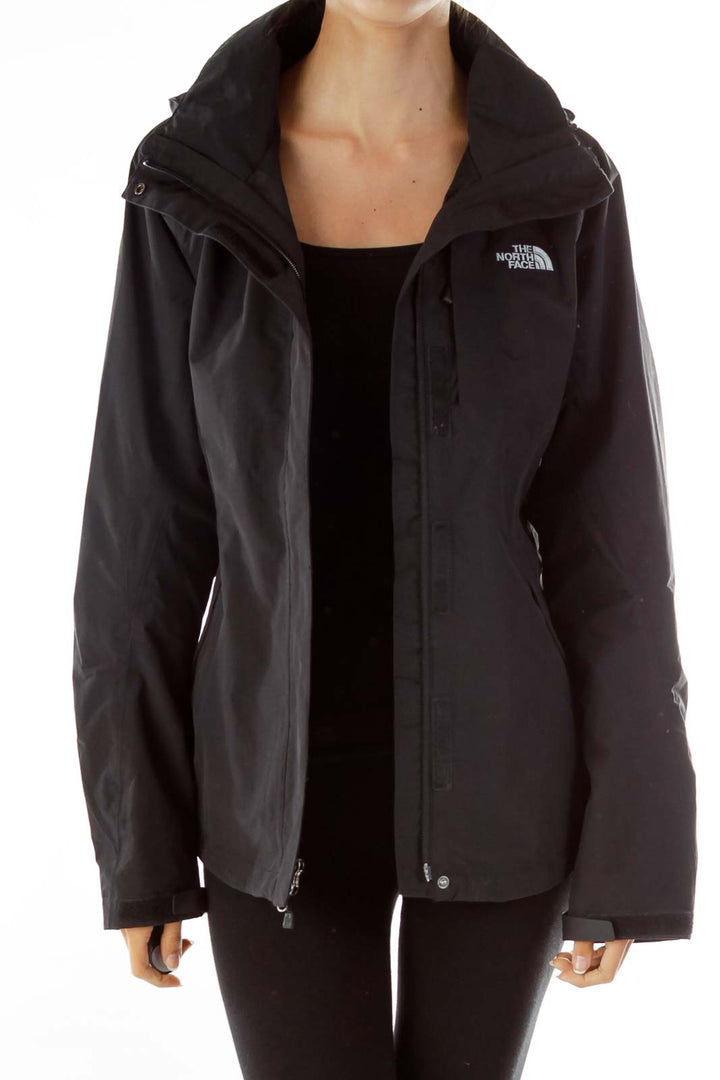 Black Hooded Parka