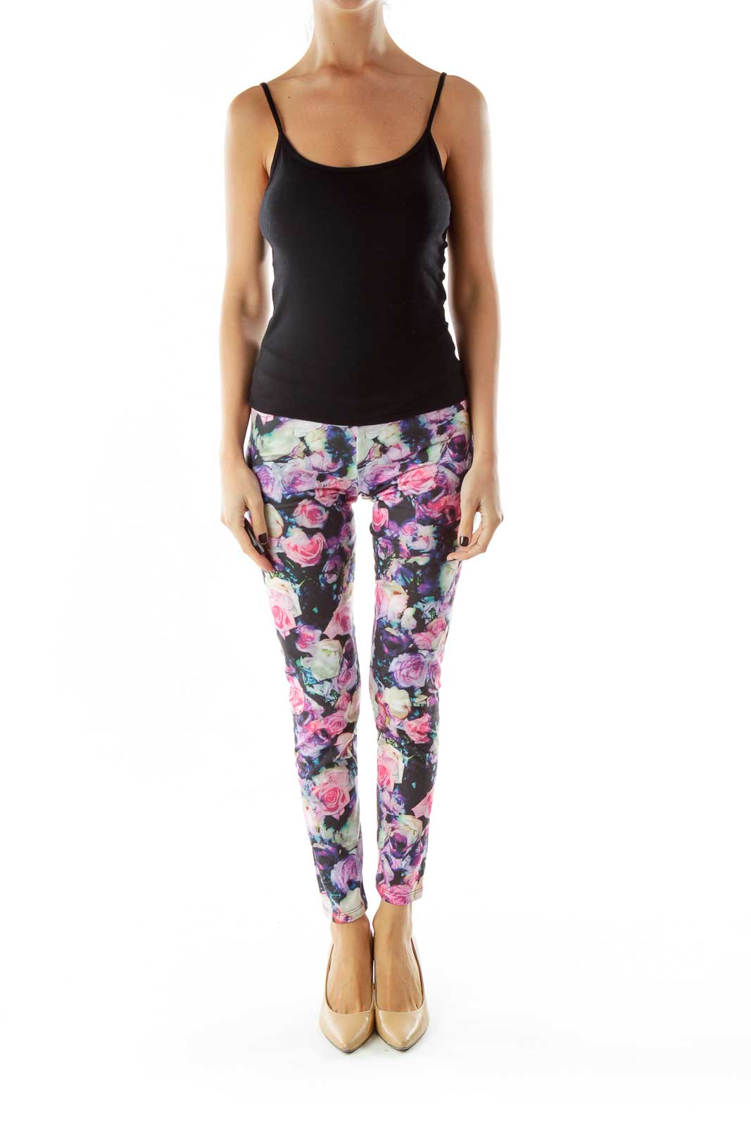 Multicolor Floral Leggings