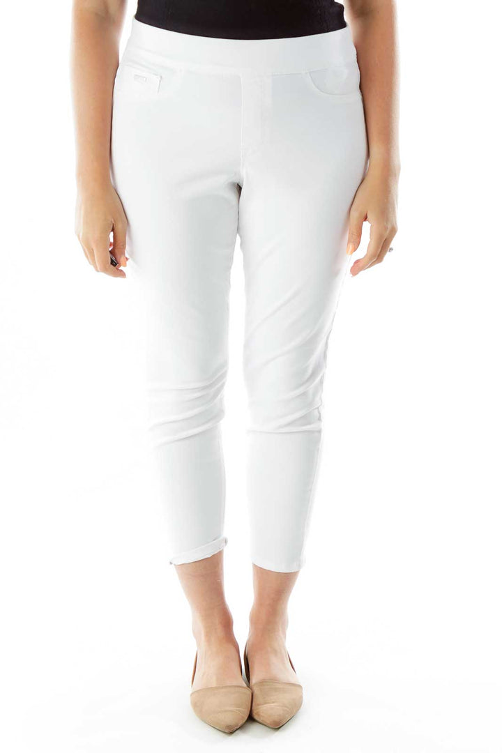 White Skinny Jegging