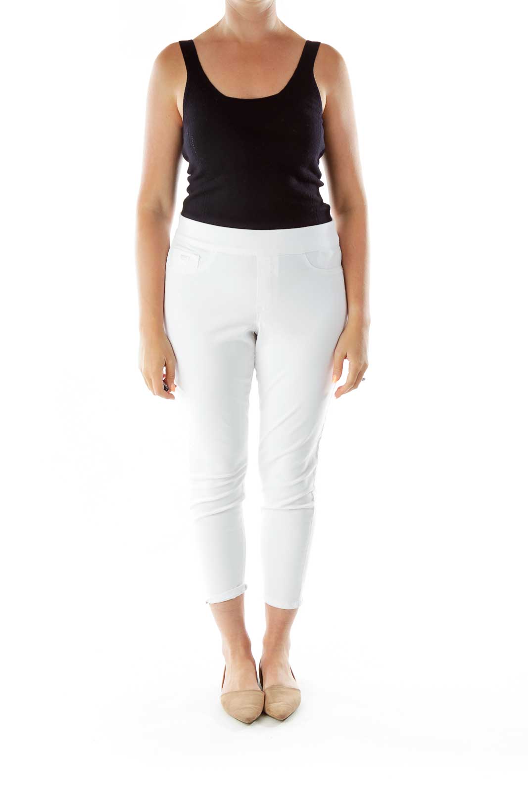 White Skinny Jegging