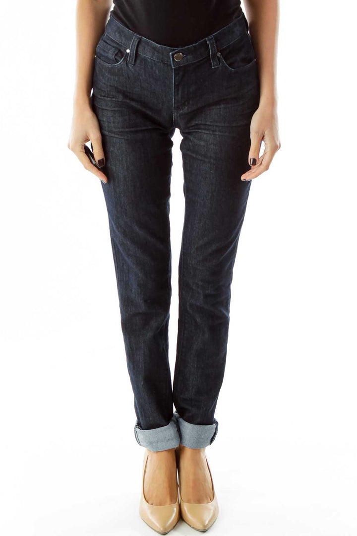 Navy Denim Skinny Jeans