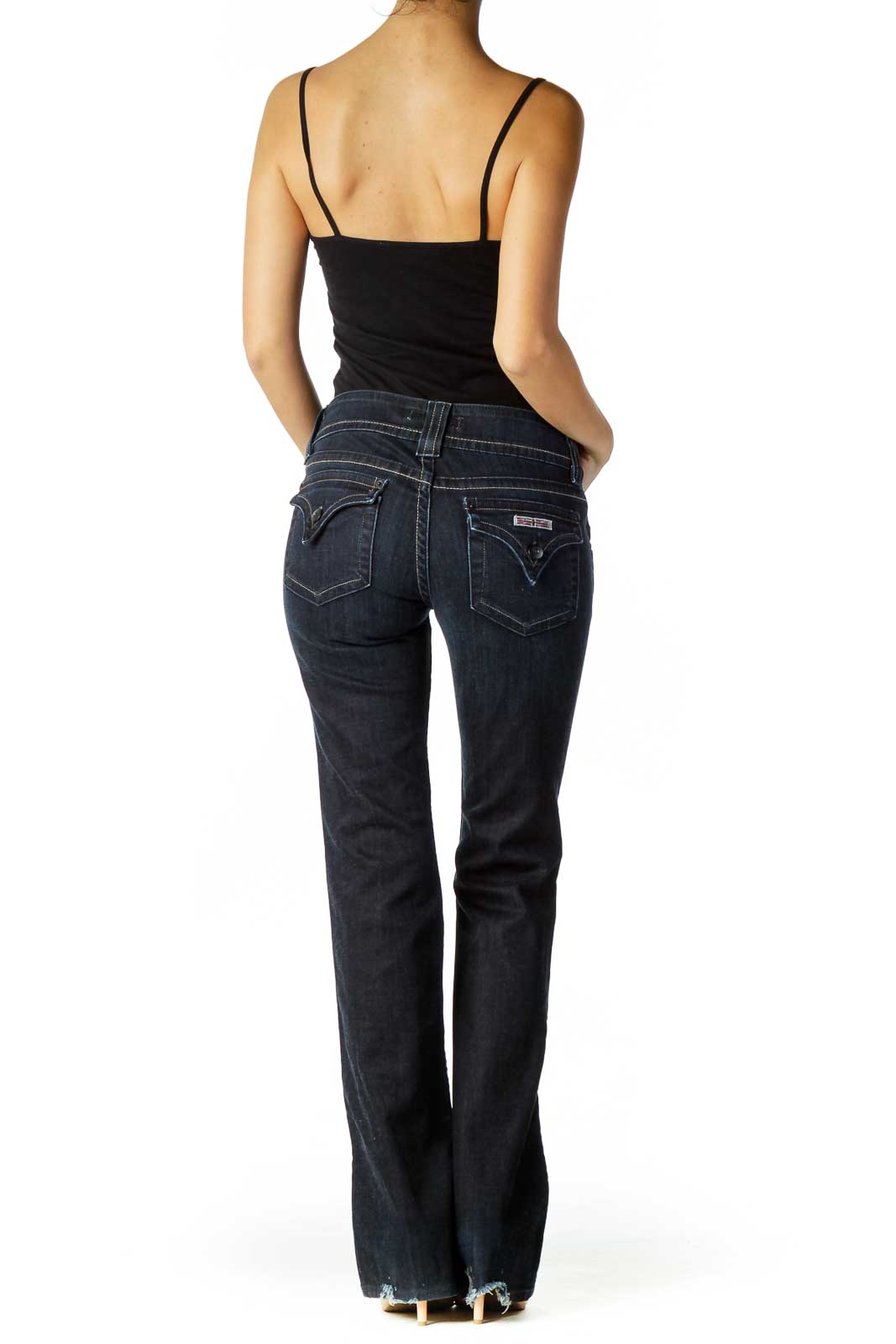 Blue Wide Leg Jeans