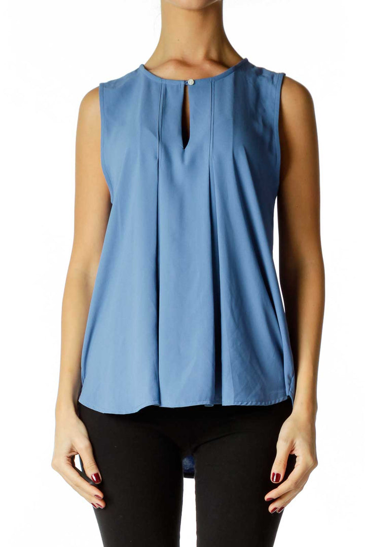 Blue Sleeveless Tunic