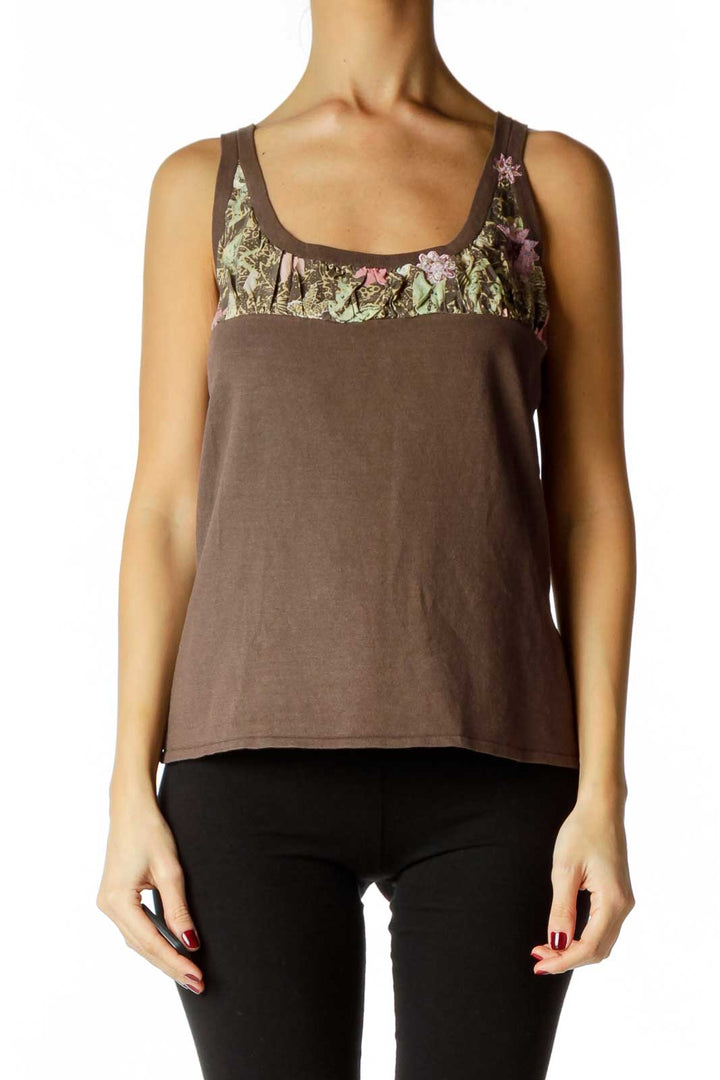 Brown Tank Top