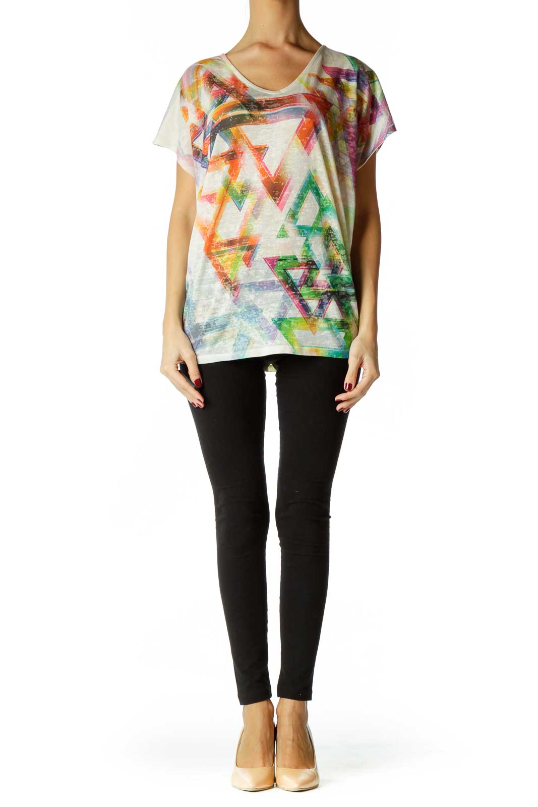 Multicolor Print T-Shirt