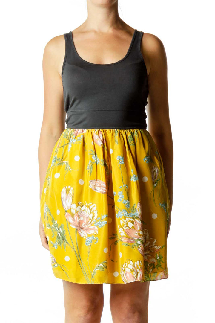 Yellow Flower Day Dress