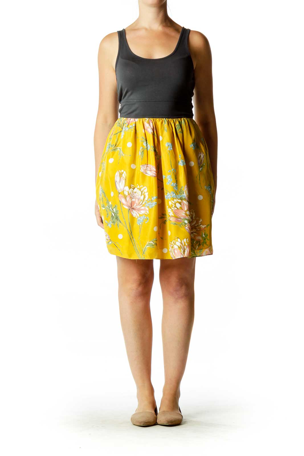 Yellow Flower Day Dress